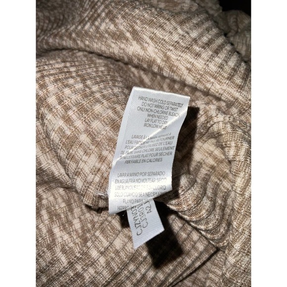 Calvin Klein Jeans Women's Space-Dyed Sleeveless Dress Beige/Cream Small NWT - Picture 8 of 12